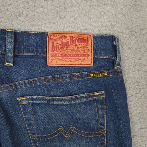 Lucky Brand Sweet N Low Flare Jeans Womens 27 Blue Vintage Y2K Bootcut - Picture 12 of 13
