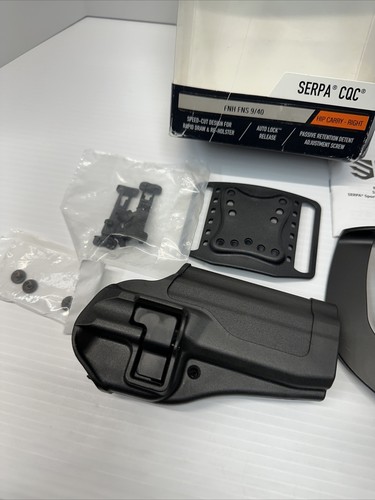 BlackHawk SERPA® CQC® HOLSTER MATTE FINISH FNH FNS 9/40 Right Hand 410564BK NIB - Picture 2 of 14