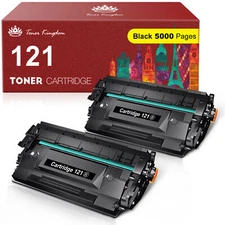 2PK CRG-C121 High Yield Toner Cartridge For Canon 121 ImageCLASS D1620 3252C001