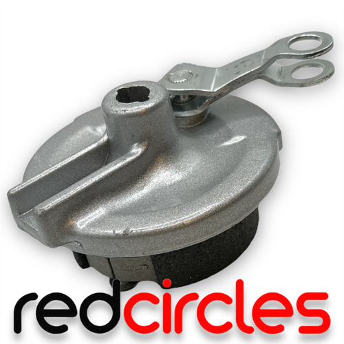 10" WHEEL PIT BIKE REAR DRUM BRAKE ASSEMBLY WITH PADS 50cc 110cc PITBIKE - Picture 1 of 6