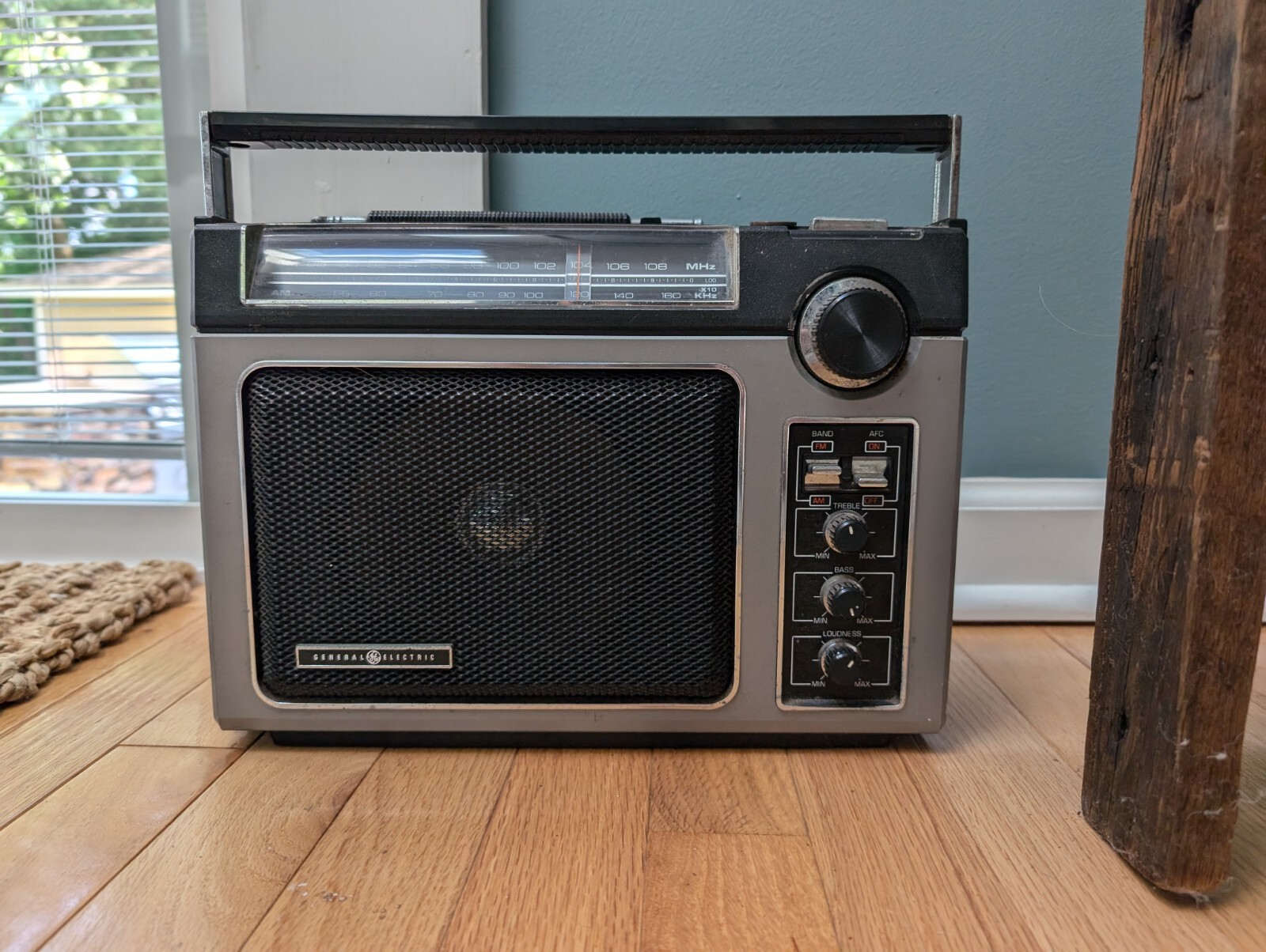 vtg-ge-general-electric-portable-am-fm-radio-7-2880b-100-works-ebay