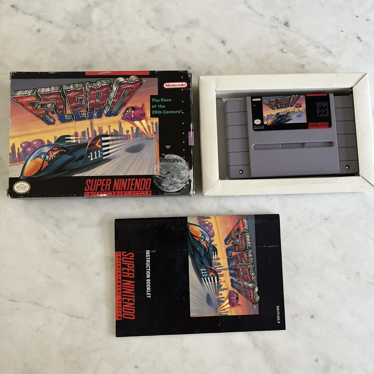 F-Zero (Super Nintendo SNES, 1991) Authentic Complete CIB F-Zero (Super Nintendo SNES, 1991) Authentic Complete CIB