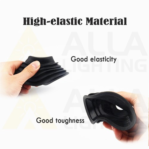 LED High Low Beam Headlight Bulb Fog Light Dust Seal Lamp Cover Housing Cap Soft - Bild 4 von 15