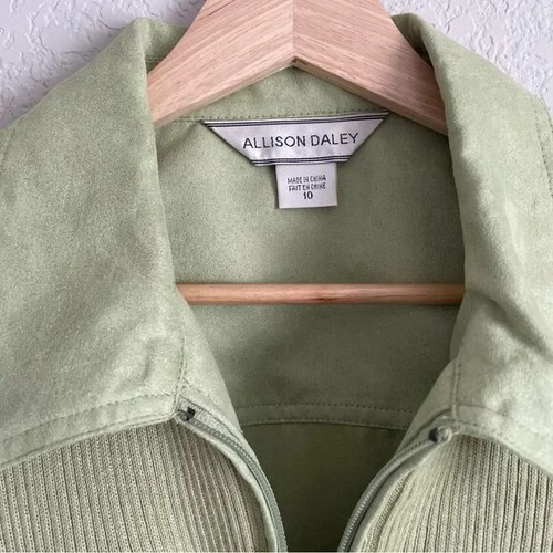 Allison Daley Jacket Womens 10 Light Pistachio Green y2k - Picture 4 of 6