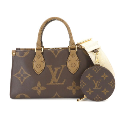 LOUIS VUITTON Monogram Giant OnTheGo East West Chain 2way