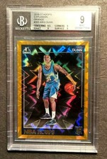 2016-17 Panini Hoops Kris Dunn Orange Explosion 5/75 Rookie Refractor RC BGS 9