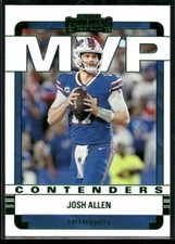 #MVP-JAL Josh Allen 2022 Panini Contenders MVP Contenders Emerald