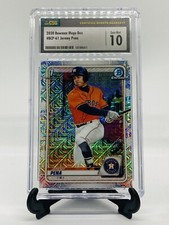 Jeremy Pena RC Mojo CSG 10 Bowman Chrome 1 Rookie Card Astros Pop Mega Gem Mint