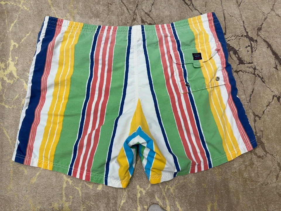Paul Shark Yachting Arco Iris Playa Board Shorts Bañador Traje de Baño Talla L Foto 2 de 4