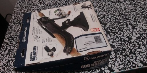 Attwood Heavy Duty Adjustable Rod Holder Fishing w/ Flush Mount NEW - Picture 5 of 5