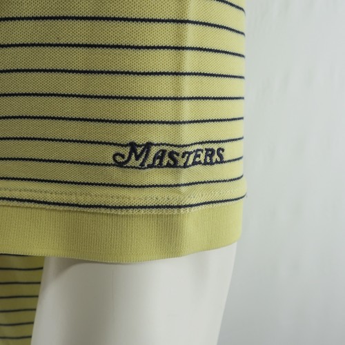 Masters Collection Golf Polo Shirt Men's Size Large Yellow Pima Cotton - Picture 4 of 6