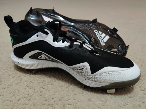 Botines de béisbol Adidas para hombre Icon 6 rebotes ECP piel de hierro negros EH2378 varias tallas - Imagen 2 de 4