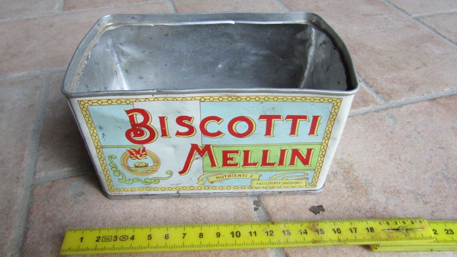 Vintage 50s/60s MELLIN BISCUITS Tin Box Modernized Collection