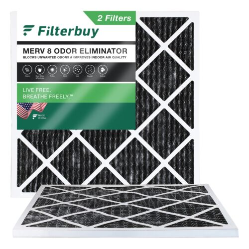 Filterbuy Allergen Odor Eliminator 20x20x1 MERV 8 Pleated AC Furnace Air Filter - Picture 9 of 12