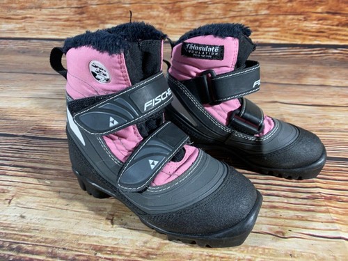 Fischer Snow Star Kids Nordic Cross Country Ski Boots Size EU29 US11 NNN F-60 - Picture 3 of 6