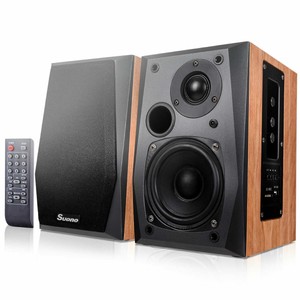 Powered-Bluetooth-Bookshelf-Speakers-Active-Near-Field-Monitors-Remote-Control