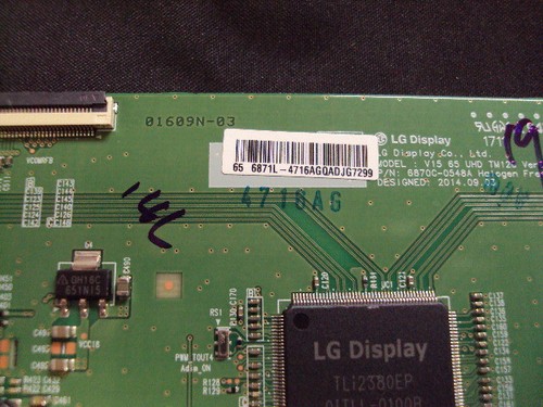 Philips 65PfL5602/f7 t-con board 6871L-4716A Best PRICE Tested Shown - Imagen 2 de 10