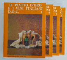 IL PIATTO D'ORO E I VINI ITALIANI D.O.C. 4 Volumi 1989