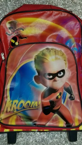 Disney Exclusive Pixar The Incredibles Dash School Backpack Suitcase - Picture 3 of 6
