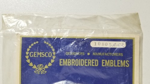 Vintage 1966 United States Marines Gemsco Embroidered Emblem Patch 4" ☆ New - Picture 4 of 5