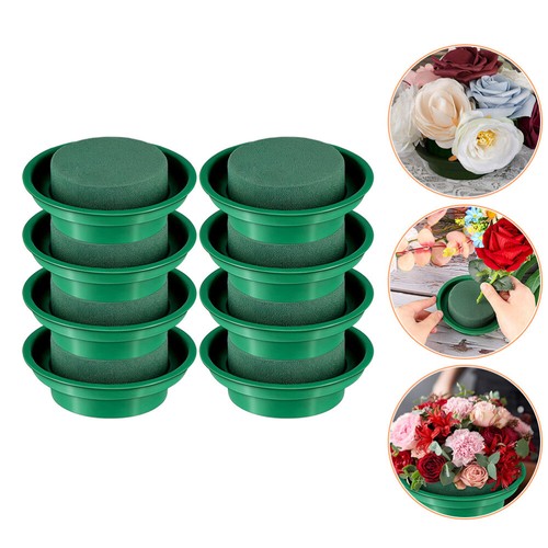 8Pcs Round Fresh Flowers Holders Floral Holder for DIY Flower Shop Florist Decor - Bild 2 von 12