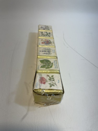 Vintage Sealed Laray Qty. 6 English Bath Cubes Traditional Flower Fragrances NEW - Picture 4 of 7
