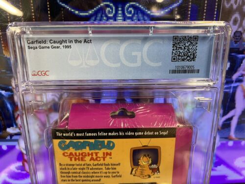 1995 Sega Game Gear Garfield: Caught in the Act Graded CGC 7.5 A Sealed - Picture 4 of 9