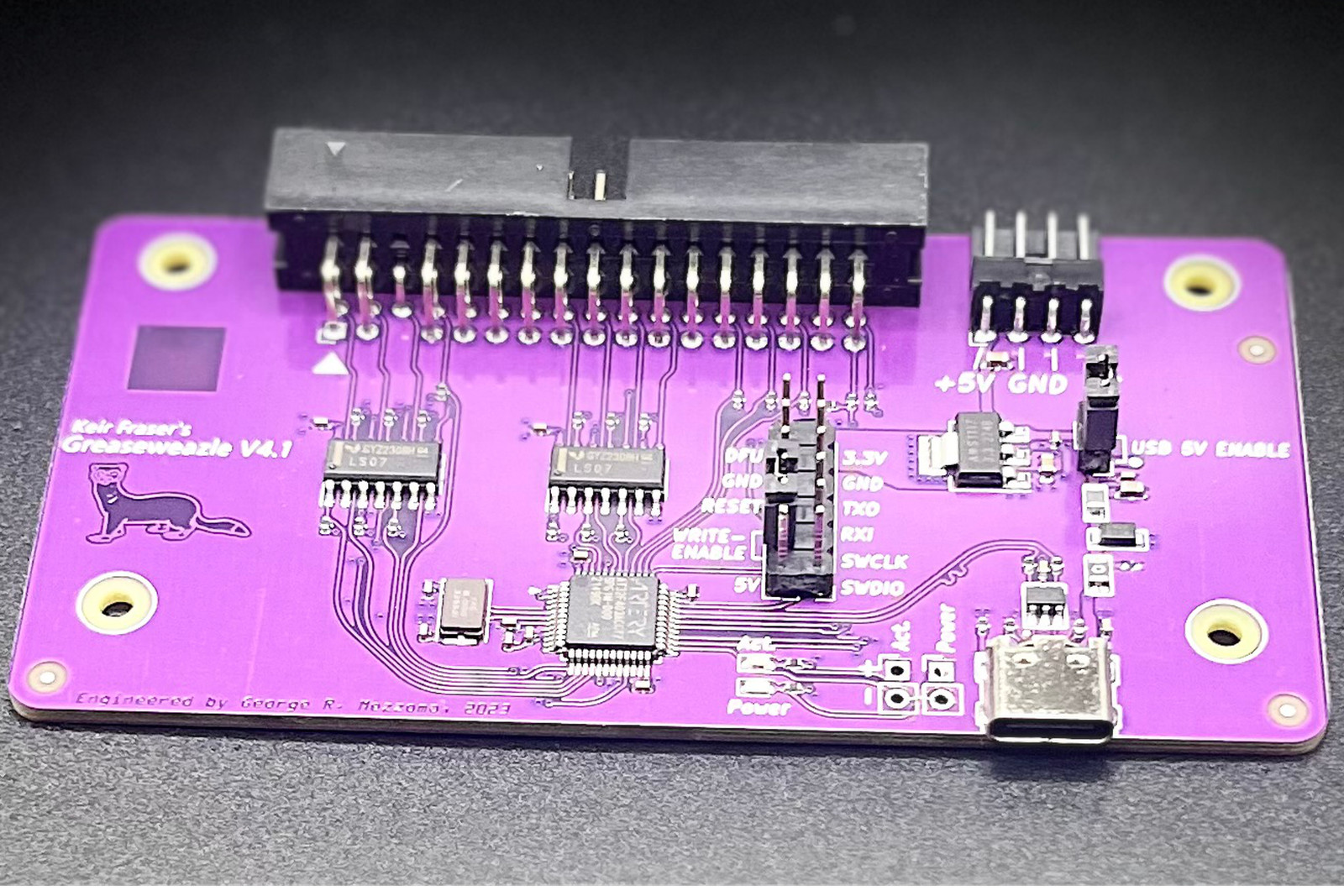 Greaseweazle V4.1 [USA BASED] USB Floppy Adapter Flux Reader Writer, Amiga Atari