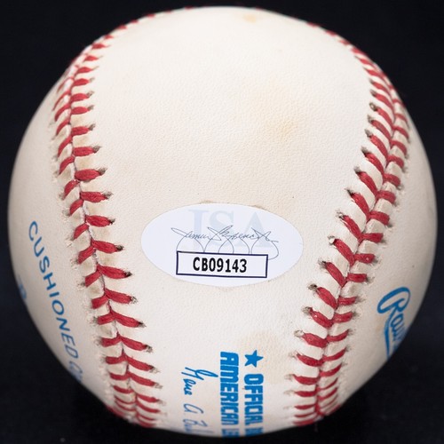 Larry Yogi Berra Yankees 46-63 Signed OAL Baseball JSA COA #CB09143 - Picture 2 of 5