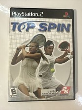 Top Spin PS2- Sony PlayStation 2- Complete with Manual- CIB- Tested