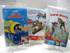 Little Passports Science Junior Lot 3 Elastic Force, Coral Reefs, Deep Sea NEW