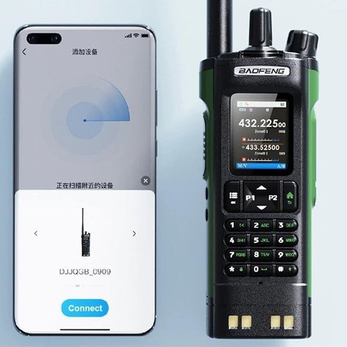 BAOFENG UV32 Amatorskie Walkie Talkie USB Typ C Radio lotnicze GPS Bluetooth APLIKACJA - Zdjęcie 6 z 7