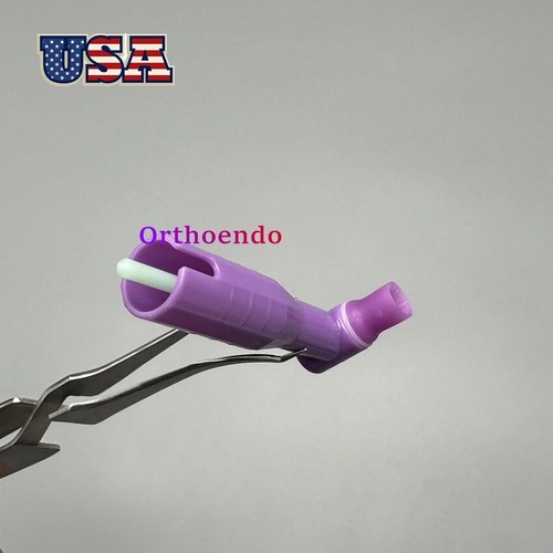 100Pc Dental Disposable Prophy Angles Purple Cups Latex Free Right Angle 90° USA - Picture 11 of 13