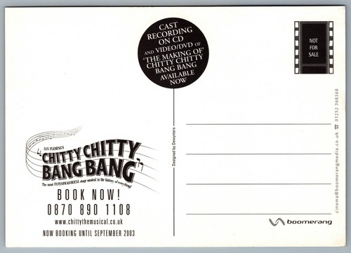 Postcard Theatre 2003 Chitty Chitty Bang Bang Musical London Palladium - Bild 2 von 2
