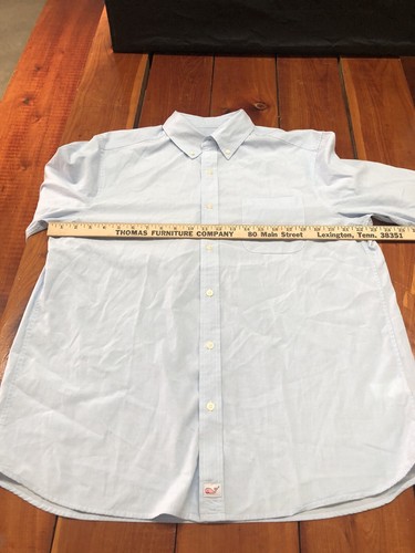 Vineyard Vines Langarm Button-Down Wale Hemd Herren Large hellblau - Bild 9 von 13