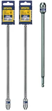 2 Brand New Irwin 1/4" Hex Quick Change 12" Extensions 4935705