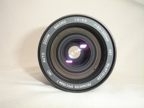 PROMASTER MC 60-300mm f/ 4-5.6 lens for CANON FD mount camera sn9710125 - Picture 8 of 10