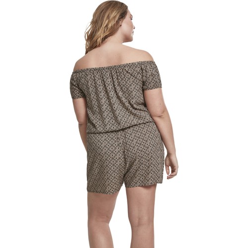 Traje Corto Urban Classics Damas Fuera del Hombro Carmen Hot Basic Floral - Imagen 25 de 30