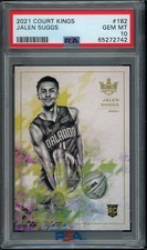2021 Court Kings Jalen Suggs #182 Level IV 4 Rookie RC SP Case Hit PSA 10 Magic