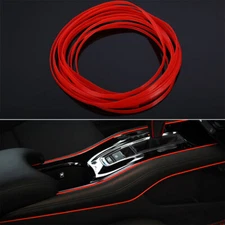 Car Interior Decor Red Point Edge Gap Door Panel Molding Line Trim  Accessories