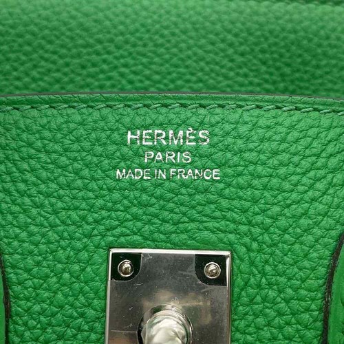HERMES Birkin Verso Size 25 Togo Leather Bamboo/Caramel - Picture 10 of 11