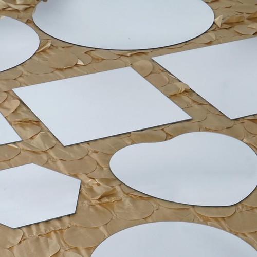 12 pcs 8" Square MIRRORS Wedding Party Reception CENTERPIECES Wholesale Supplies - Picture 4 of 6
