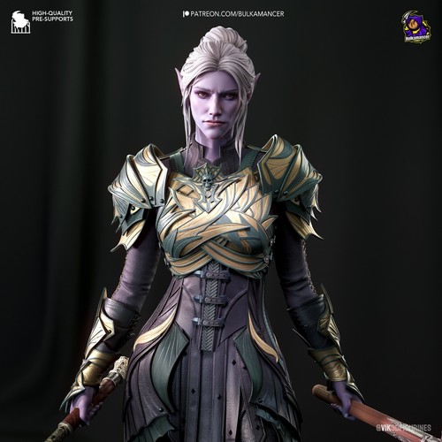 Minthara Figure 1/8 Scale Resin Model Kit (Baldur's Gate 3) [Bulkamancer] - 第 1/21 張圖片
