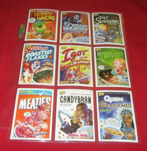 2012 WAX-EYE CEREAL KILLERS SERIES 2 LIKE WACKY PACKAGES BASE SET 1-55 - Picture 7 of 9