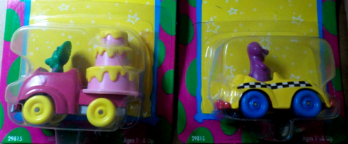 Juego de 6 vehículos diecast de dinosaurios Barney 1993 de Child Dimension - Imagen 2 de 10