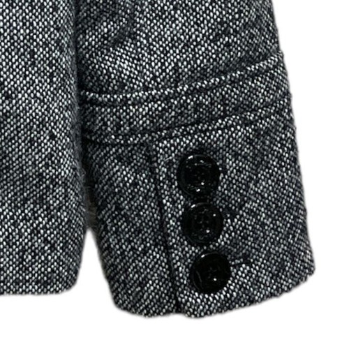 Guess Womens Hooded Toggle Coat Wool/Polyester Blend Grey Size M - Picture 9 of 11