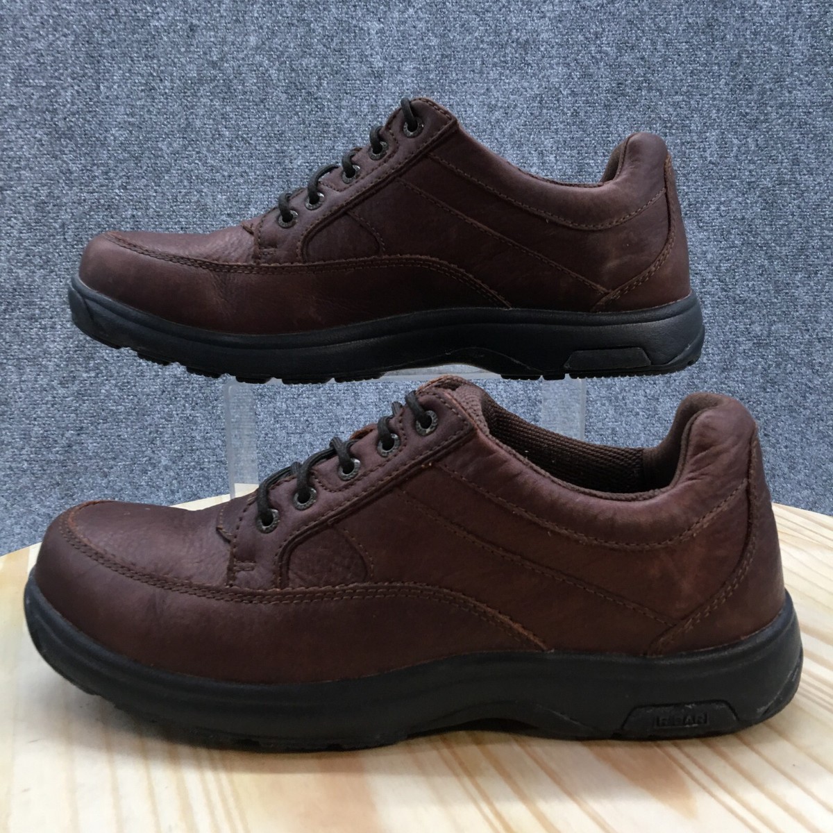 Dunham Shoes Mens 11.5 Midland Walking Work Oxford 8500SB Brown