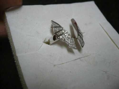 Diamond Wrap Ring Size 8 42 diamonds .40tcw MSRP$1093 - Picture 3 of 11