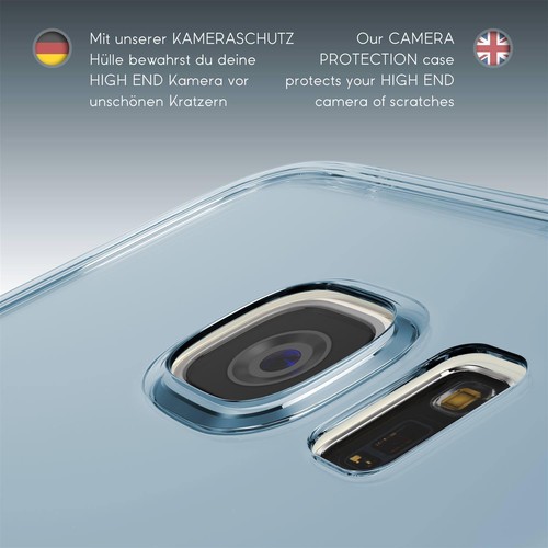Samsung Galaxy S6 S7 S8 Silicone TPU Backcase Cover Slim Fit Case Etui - 第 19/27 張圖片