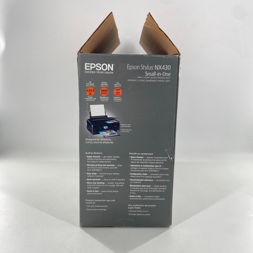NEW Epson Stylus NX430 Small All-In-One Inkjet Printer C461A w Ink OPEN BOX - Picture 11 of 15